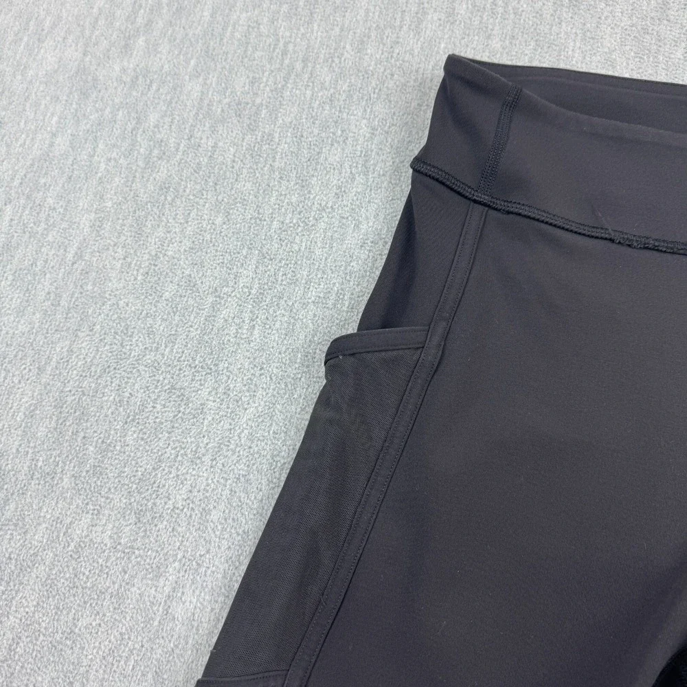 Lululemon Leggings Womens 4 Black Speed Tight IV Ruched Stretch Yoga Gym‎ Pants